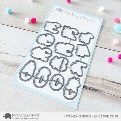 Mama Elephant Creative Cuts - Counting Right